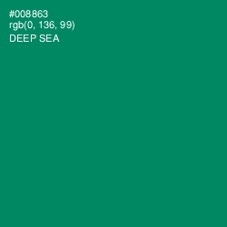 #008863 - Deep Sea Color Image